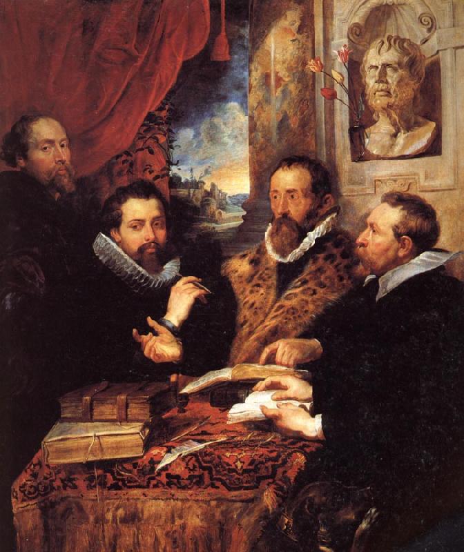 Peter Paul Rubens The Four Philosophers Sweden oil painting art